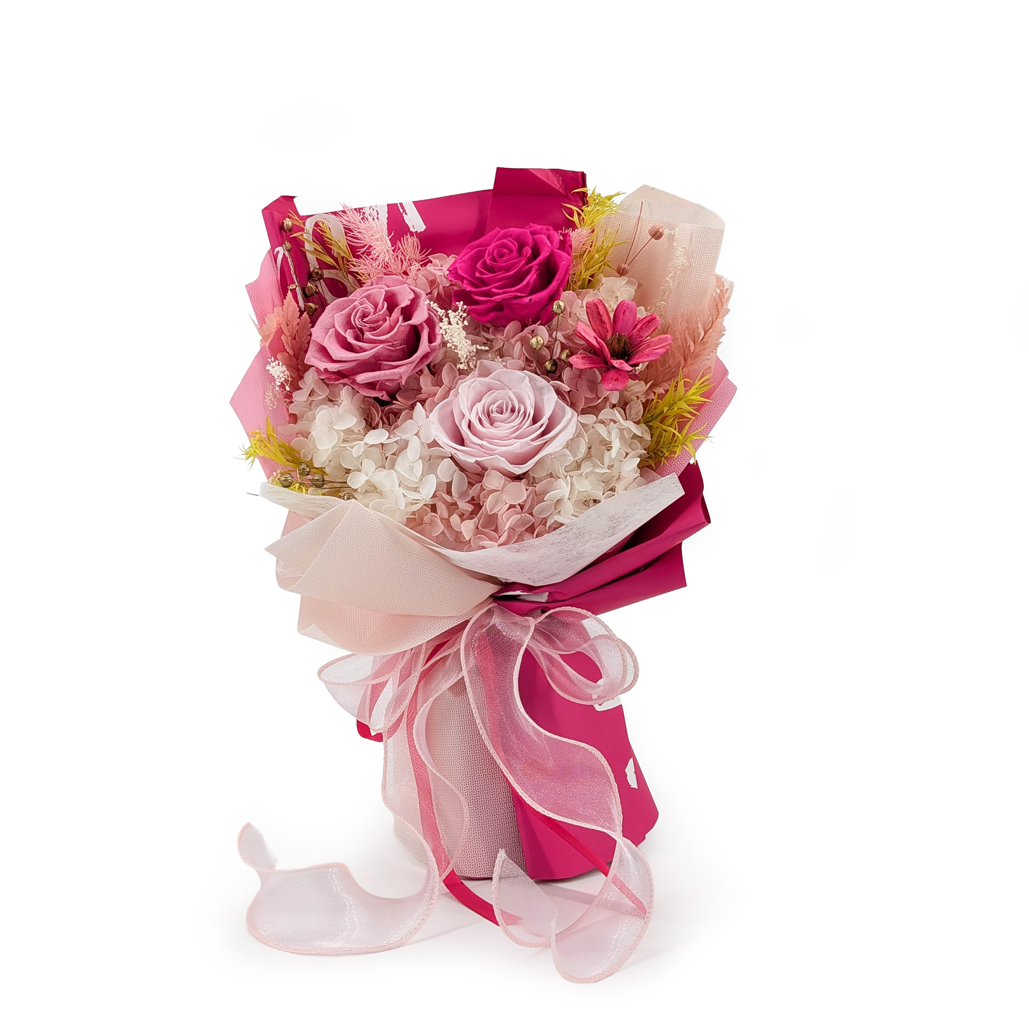 Premium-Blumenstrauß in der Box - EVERGIVE – A Lasting Gesture – Candy Charm