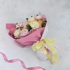 Premium-Blumenstrauß in der Box – EVERGIVE – A Lasting Gesture – Pearl Royal