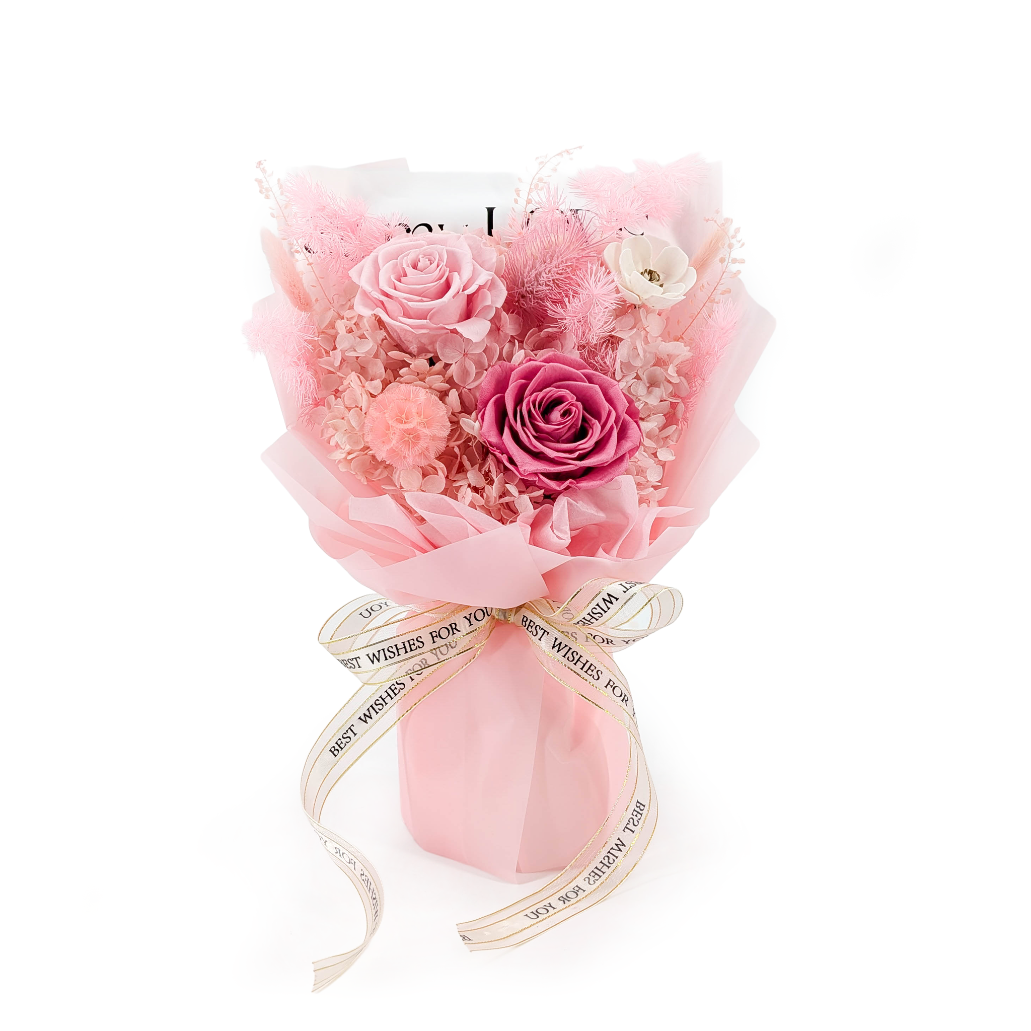 Premium-Blumenstrauß in der Box - EVERGIVE – A Lasting Gesture – Rose Grace