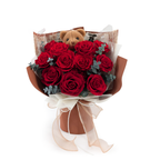 Premium-Blumenstrauß in der Box – EVERGIVE – A Lasting Gesture – Ruby Adore