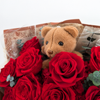 Premium-Blumenstrauß in der Box – EVERGIVE – A Lasting Gesture – Ruby Adore