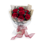 Premium-Blumenstrauß in der Box - EVERGIVE – A Lasting Gesture – Ruby Timeless