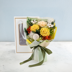 Premium-Blumenstrauß in der Box - EVERGIVE – A Lasting Gesture – Sunny Charm