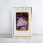 Premium-Blumenstrauß in der Box - EVERGIVE – A Lasting Gesture – Violet Grace